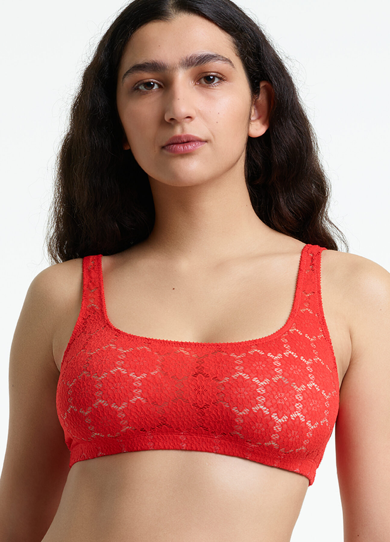 Yasmine Eslami – Bralette geometric lace soft bra