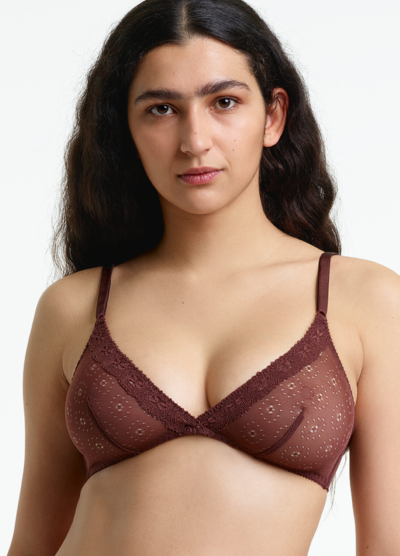 Yasmine Eslami – Plum lace soft bra